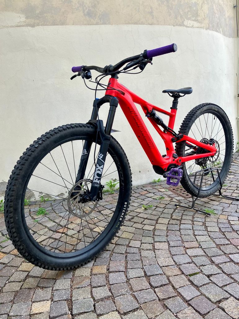 Specialized Turbo Levo SL Comp 2022 2022 Mountainbike usato, Rosso — immagine 8 di 9