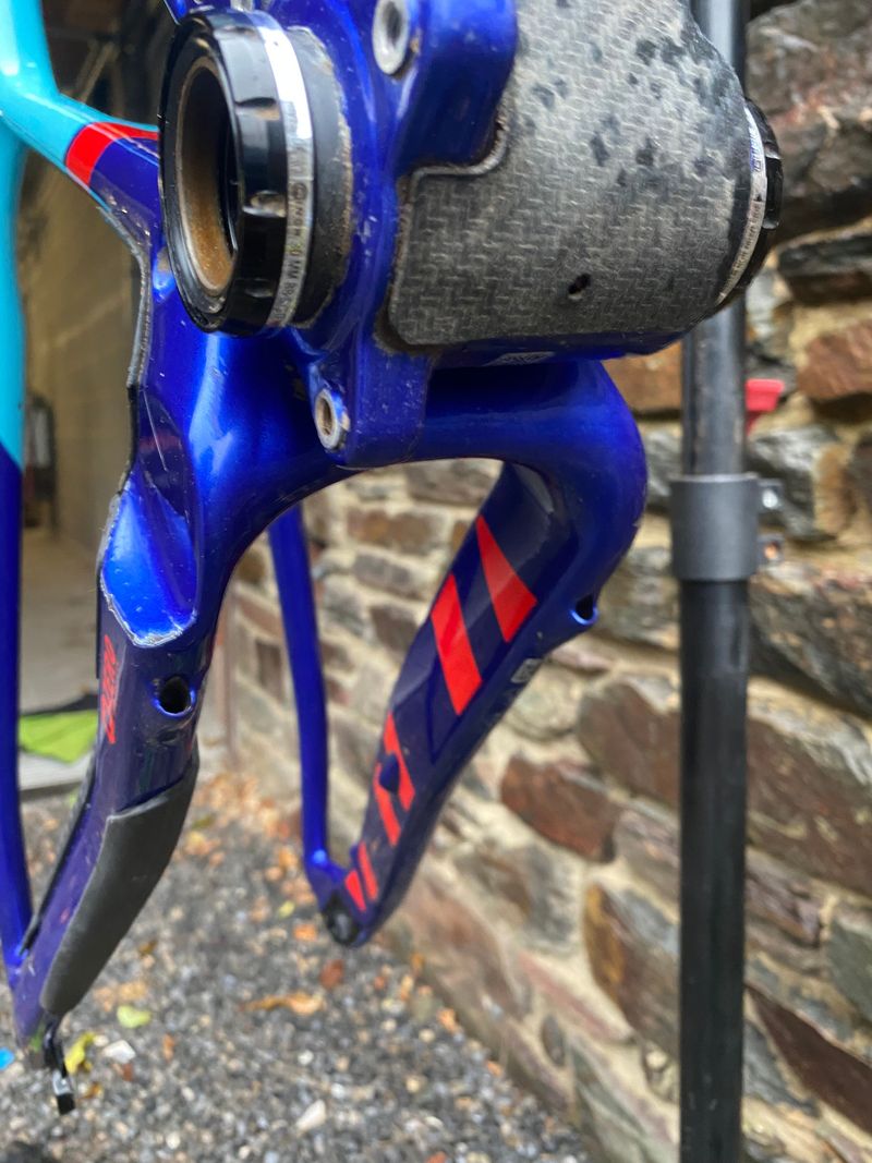 Brugt Mondraker Superfoxy Carbon RR 2020 Frameset 2020 Mountainbike — billede 12 af 14