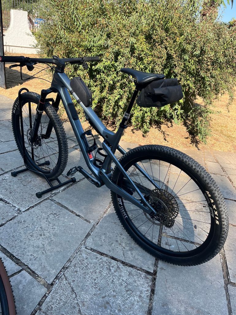 Canyon Lux Trail CF 9 2024 2024 Mountainbike usato, Grigio chiaro — immagine 2 di 15