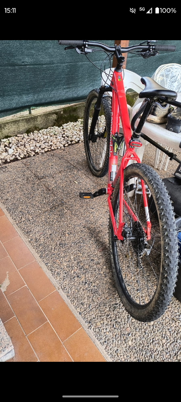 Used Cannondale Trail 5 2021 2021 Mountainbike, Red, 29 — image 4 of 5