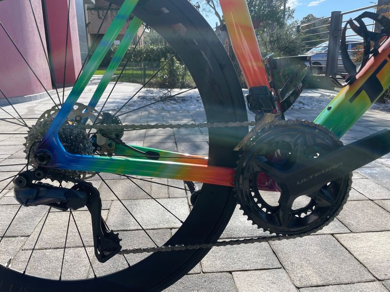 Trek Madone SL7 Gen 2025 Road & Gravel usato, Arancione — immagine 7 di 11