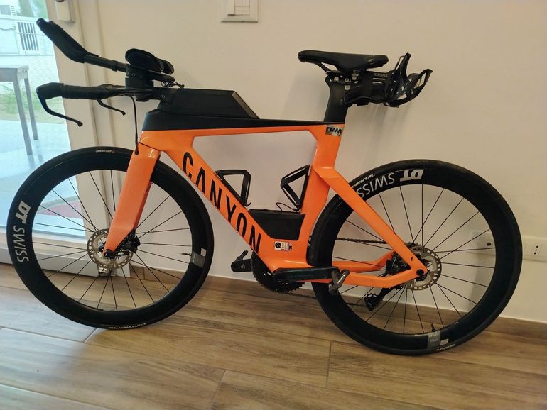 Used Canyon Speedmax CF 8 Disc Di2 2023 2023 Road & Gravel, Orange — image 2 of 7