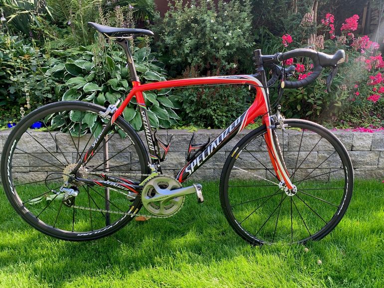 Used Specialized Tarmac Expert Ultegra 2008 Road & Gravel, Red — image 2 of 14