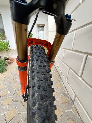 Gebrauchtes KTM Scarp SRAM XX1 Eagle AXS 2022 Mountainbike, Orange — Bild 24 von 25