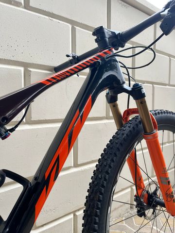 Gebrauchtes KTM Scarp SRAM XX1 Eagle AXS 2022 Mountainbike, Orange — Bild 4 von 25