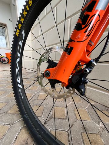 Gebrauchtes KTM Scarp SRAM XX1 Eagle AXS 2022 Mountainbike, Orange — Bild 18 von 25