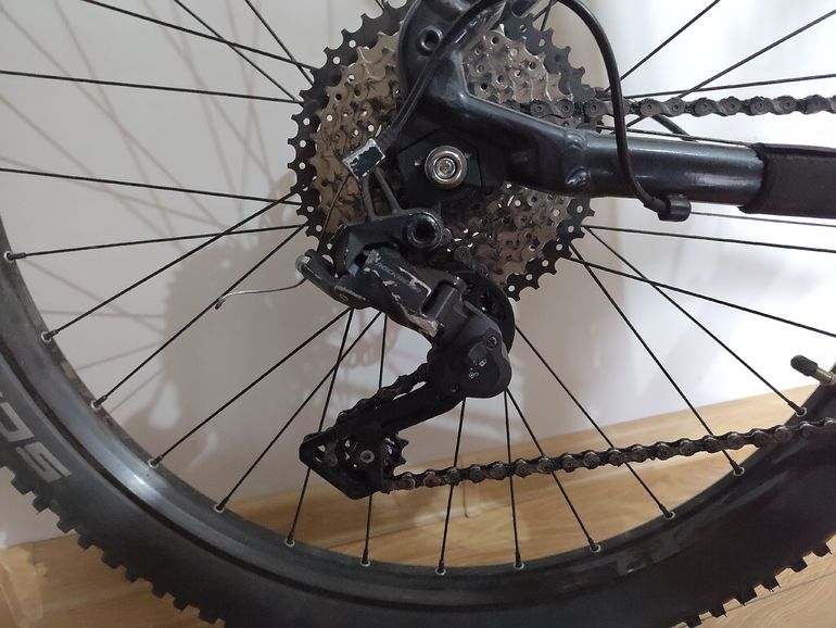ROCKRIDER Mountain Bike Microshift Advent 2021 Mountainbike de segunda mano, Negro — imagen 6 de 15