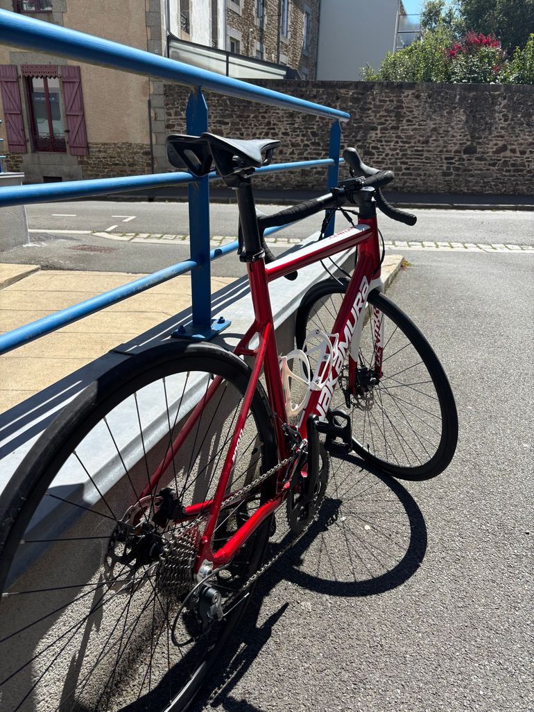 Vélo De Route Nakamura Homme Taille M - Cadre Rouge Acier, 21 Vitesses, Roues 27" - Occasion