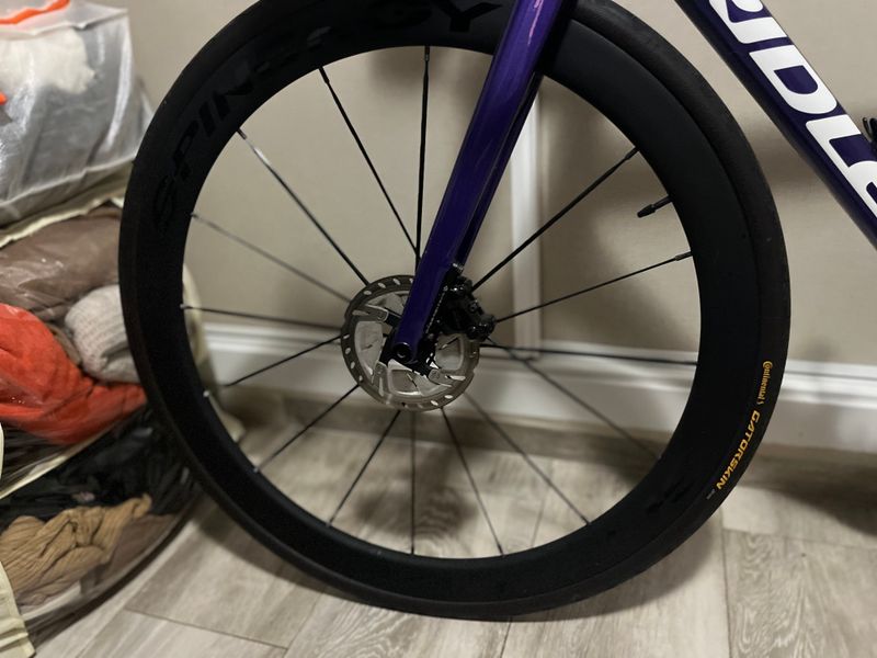 Ridley Helium Shimano 105 Di2 2024 Road & Gravel usato, Viola — immagine 3 di 32