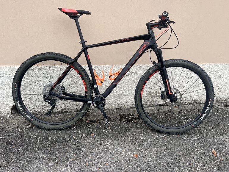 Used CUBE REACTION GTC SLT 2017 2017 Mountainbike, Black, 29, 27.5 — image 1 of 6