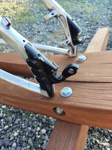 Gebrauchtes SUNN Tox Frameset 2018 Mountainbike, Hellgrau — Bild 5 von 6