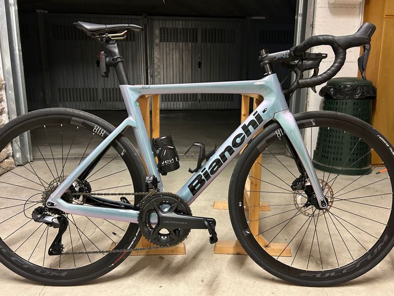 Used Bianchi Aria - Ultegra Di2 2022 2022 Road & Gravel, Light Gray — image 1 of 11