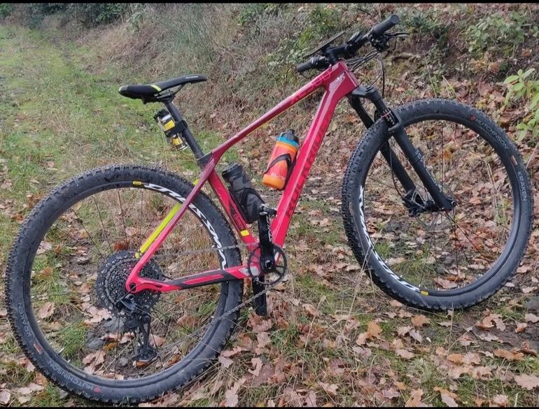 Used ROCKRIDER 29" Carbon Mountain Bike XC 900 2022 2022 Mountainbike, Red, 29 — image 1 of 3