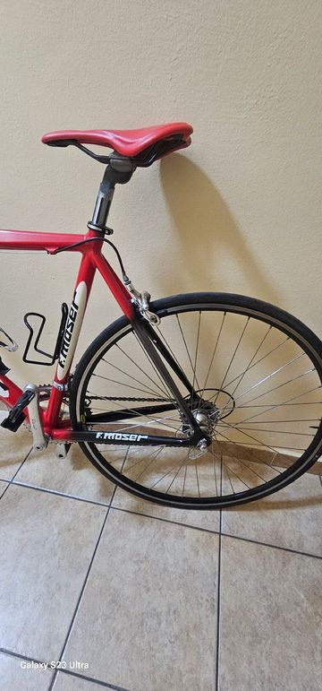 Used Francesco Moser F.moser Tk2 Alluninio 1992 Road & Gravel, Red — image 4 of 6