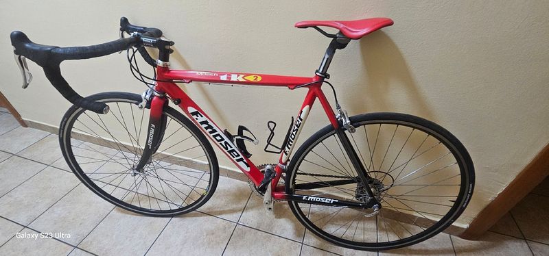 Used Francesco Moser F.moser Tk2 Alluninio 1992 Road & Gravel, Red — image 2 of 6