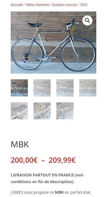 Brugt Mercier Course 1970 Road & Gravel — billede 14 af 14