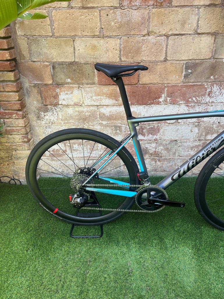 Used Wilier 0 SL SRAM RIVAL ETAP AXS 2x12 2023 2023 Road & Gravel, Light Gray — image 7 of 9