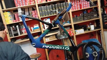 Used Pinarello Dogma Frameset 2024 Road & Gravel, Blue — image 2 of 4