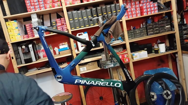Used Pinarello Dogma Frameset 2024 Road & Gravel, Blue — image 2 of 4