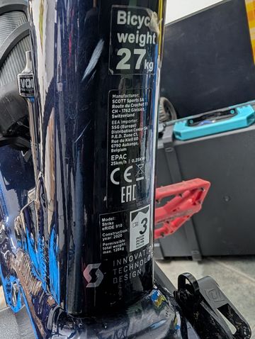Used Scott Strike eRide 910 2020 2020 Mountainbike, Blue, 29 — image 15 of 20