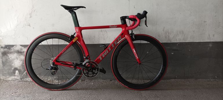 Gebrauchtes Twitter Thunder 2020 Road & Gravel, Rot — Bild 7 von 7
