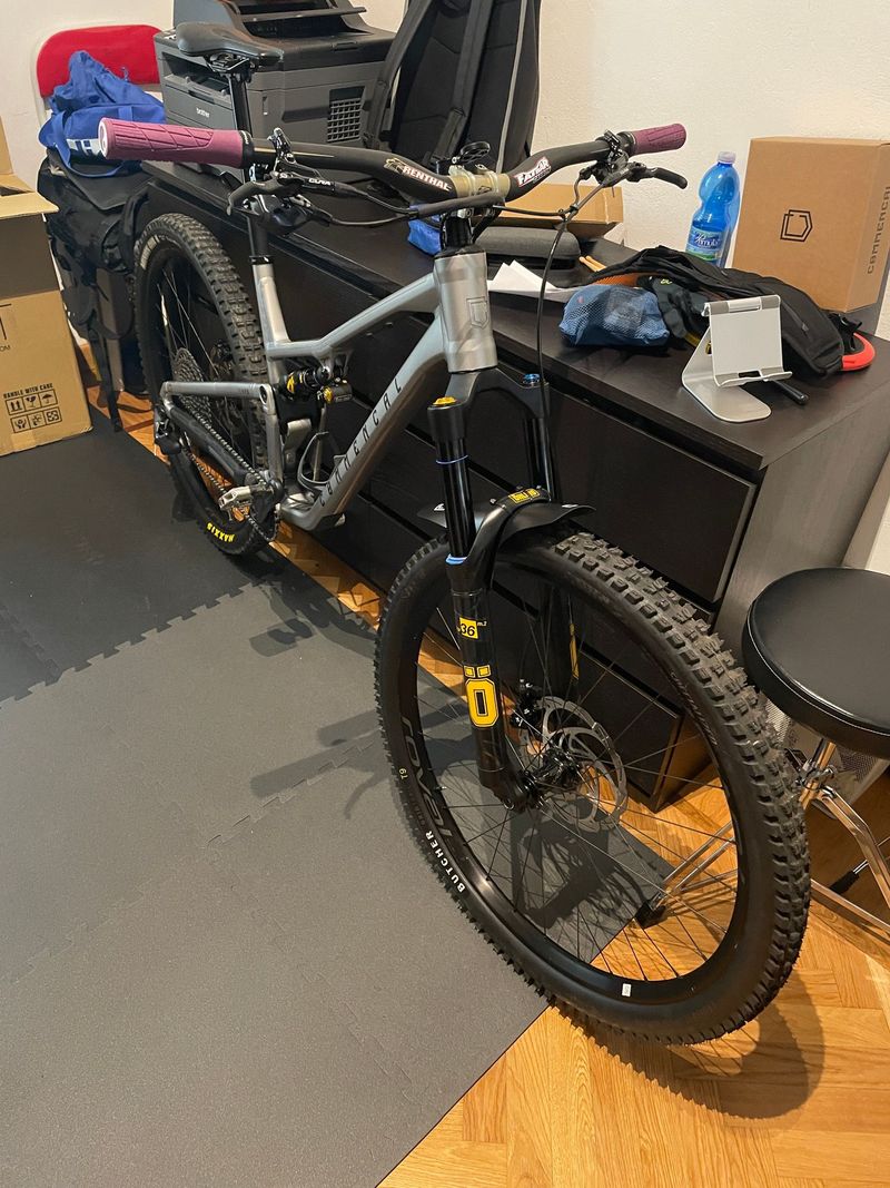 Gebrauchtes Commencal T.E.M.P.O. OHLINS 2023 2023 Mountainbike, Hellgrau, 29 — Bild 2 von 4