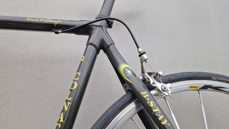 COLNAGO C40 フレーム ブラック/イエロー Colnago C40 25th Anniversary Dura Ace Spinergy Vintage Road Bike