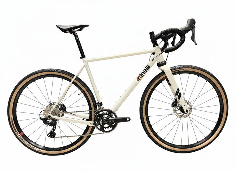Gebrauchtes Cinelli Nemo Gravel Grx 2x12v Forcella Ammortizzata - Glossy Pearl White/black Decal 2024 Road & Gravel