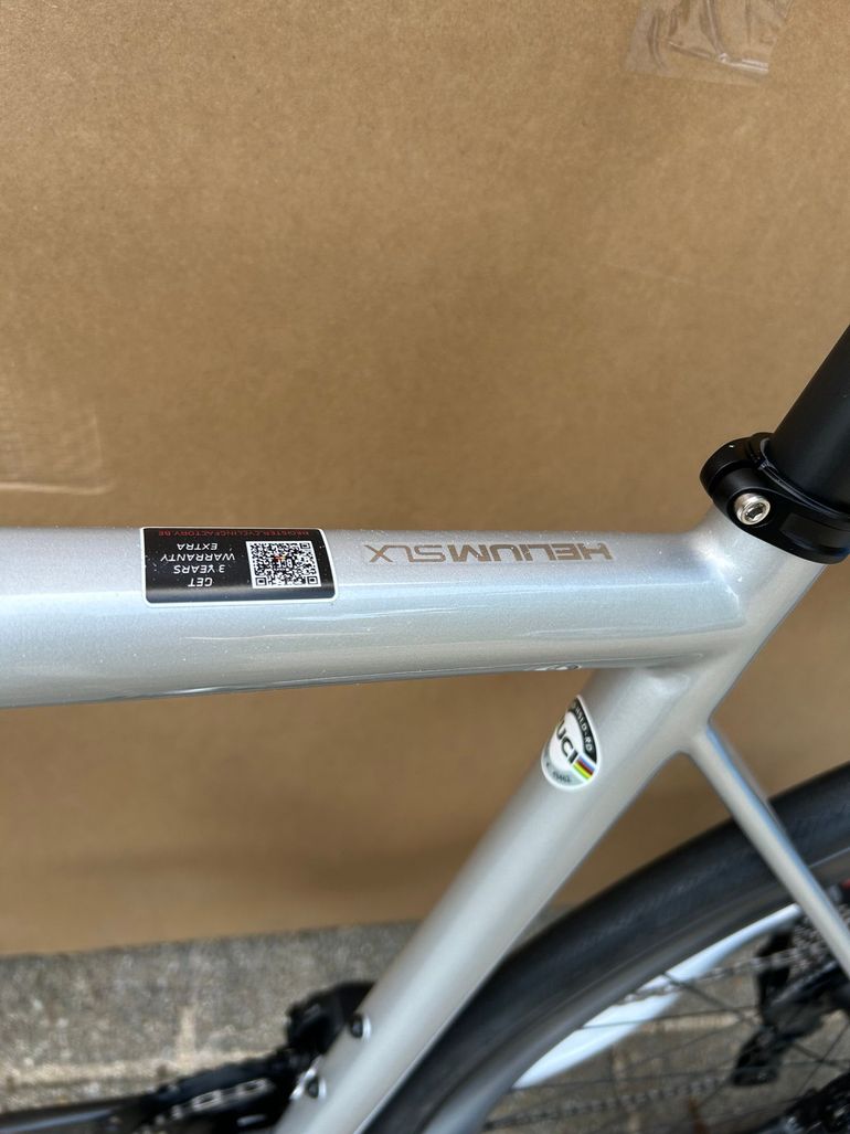 Used Ridley Helium SLX Disc 2024 SRAM Force ETap AXS 2024 Road & Gravel, Light Gray — image 12 of 17