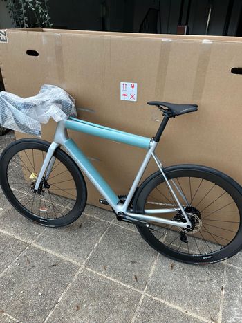 Used Ridley Helium SLX Disc 2024 SRAM Force ETap AXS 2024 Road & Gravel, Light Gray — image 7 of 17