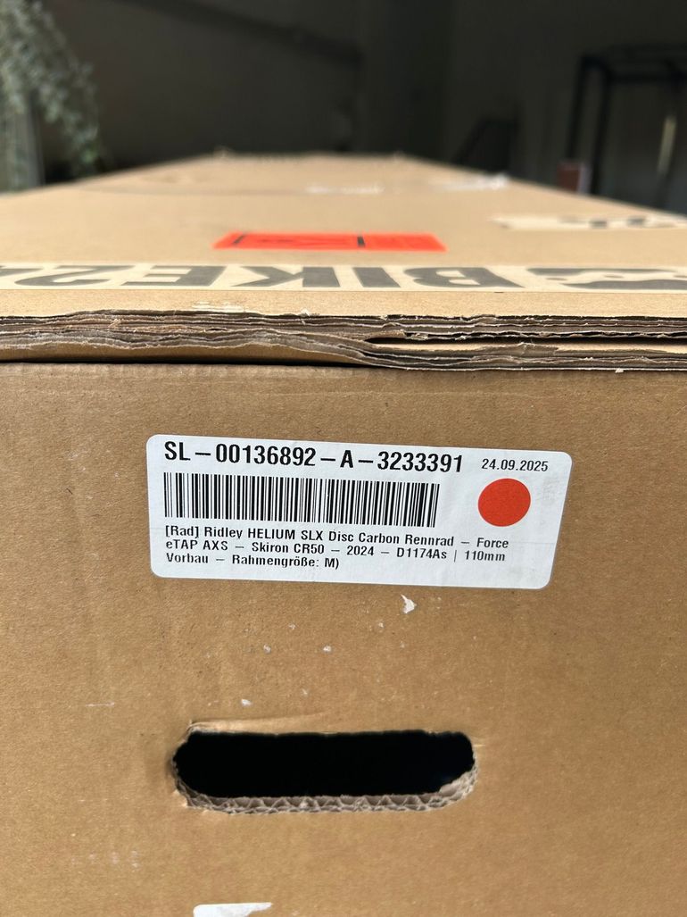 Used Ridley Helium SLX Disc 2024 SRAM Force ETap AXS 2024 Road & Gravel, Light Gray — image 5 of 17