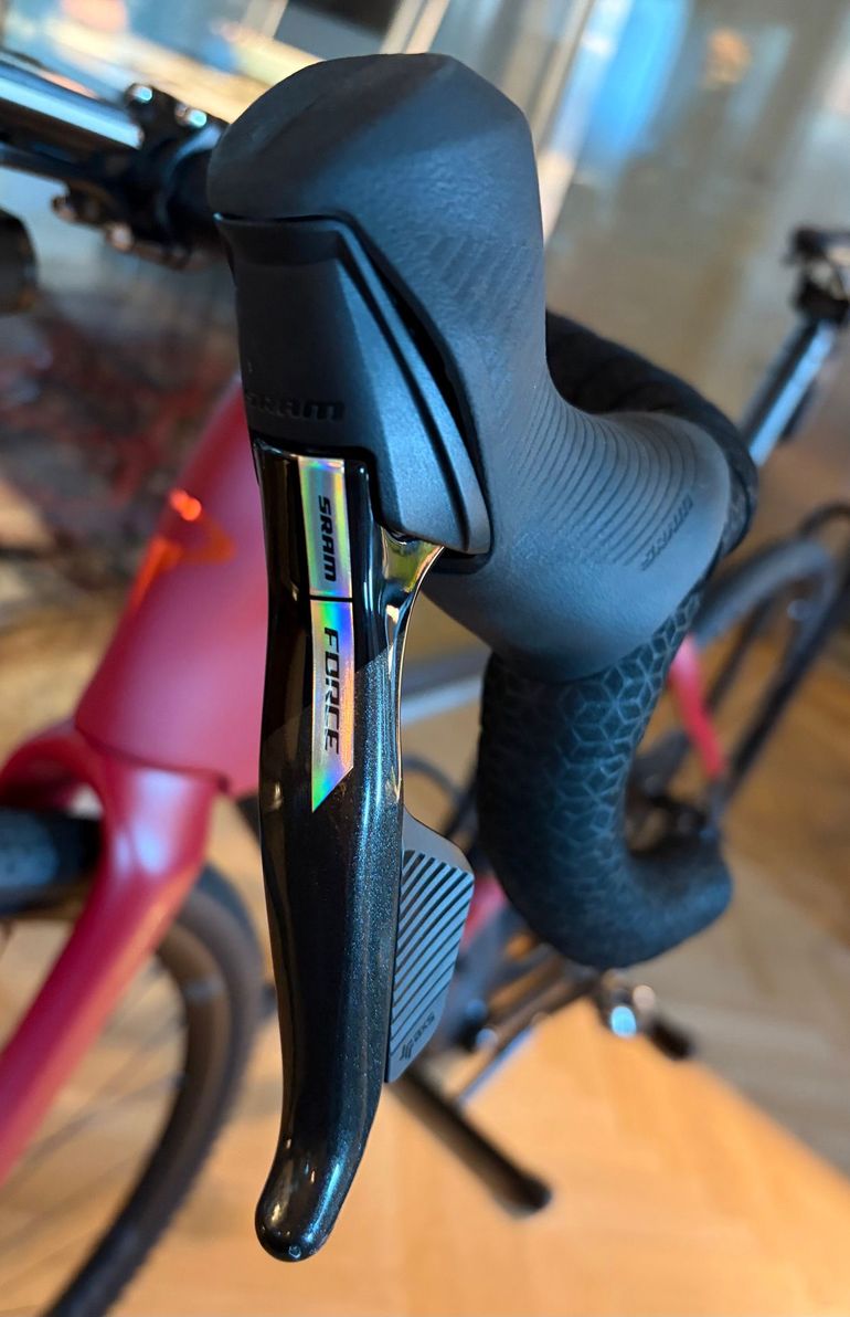Used Pinarello Nytro SRAM Force eTap AXS 2023 Road & Gravel, Red — image 4 of 7
