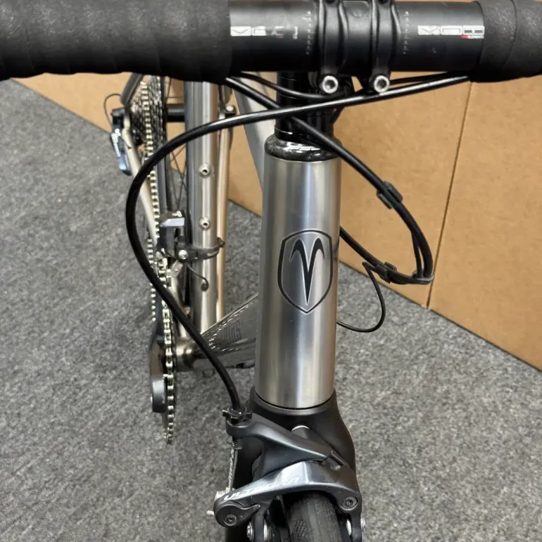 Used Van Nicholas 54cm Van Nicholas Titanium Road Bike, Shimano Ultegra Di2 11-speed 2021 Road & Gravel, Light Gray — image 6 of 7