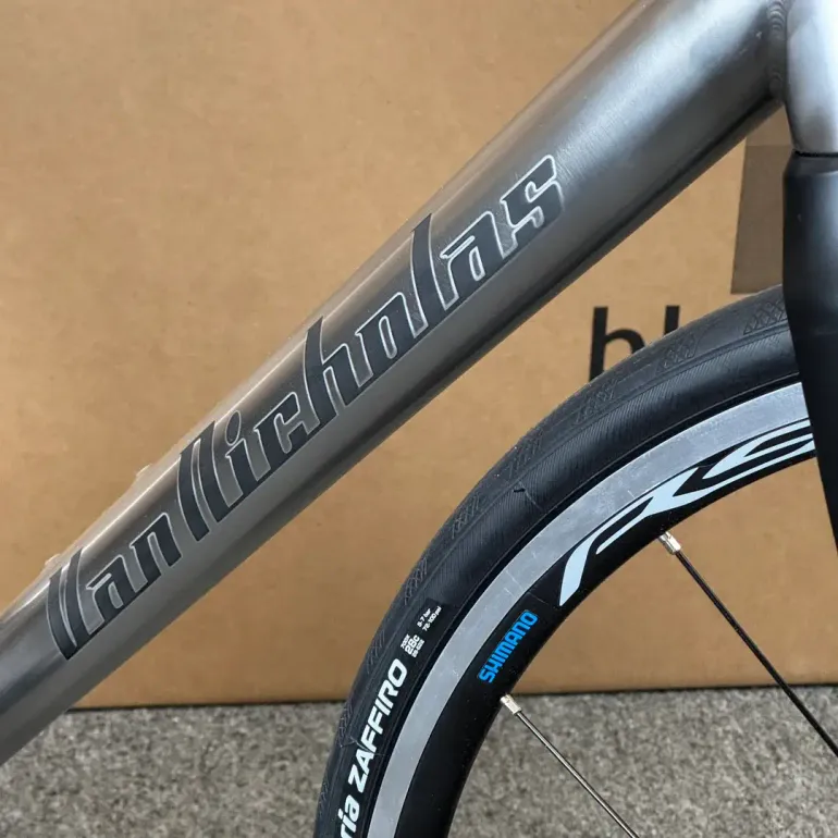 Used Van Nicholas 54cm Van Nicholas Titanium Road Bike, Shimano Ultegra Di2 11-speed 2021 Road & Gravel, Light Gray — image 7 of 7