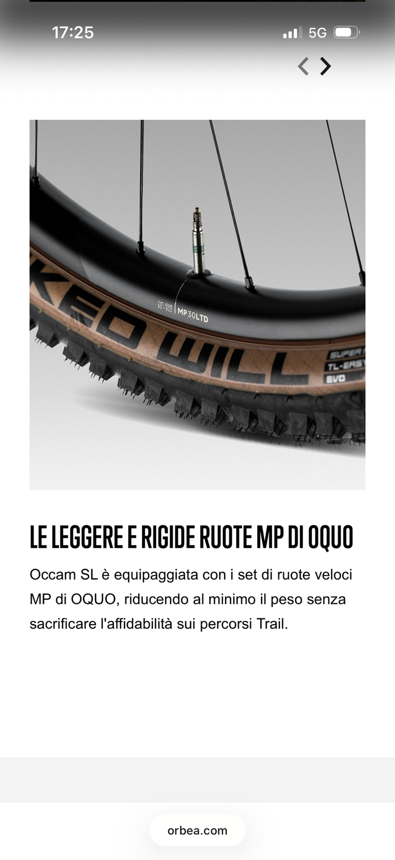 Brugt Orbea OCCAM SL M-LTD 2025 2025 Mountainbike — billede 11 af 14