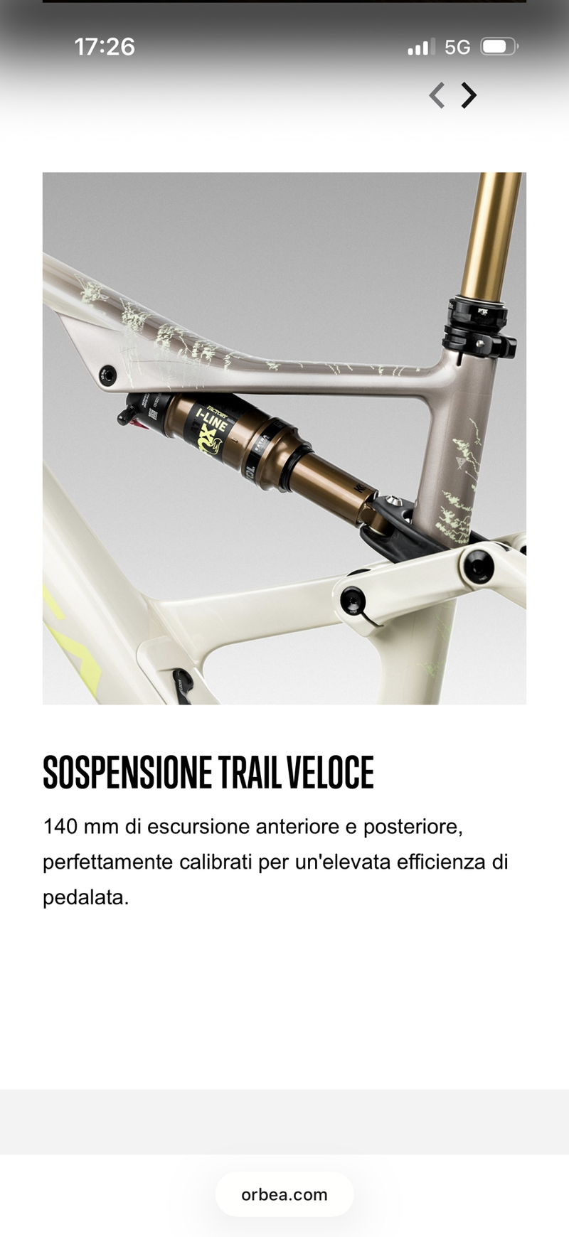 Brugt Orbea OCCAM SL M-LTD 2025 2025 Mountainbike — billede 10 af 14