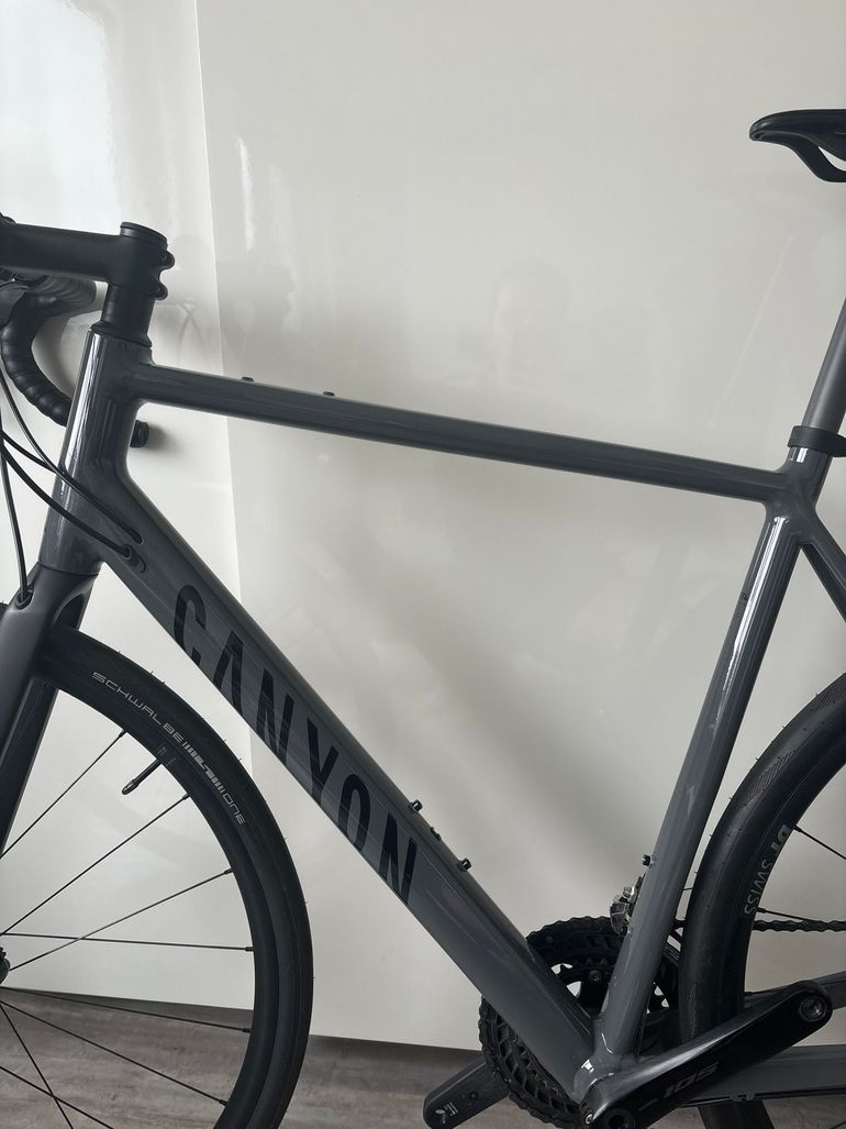 Used Canyon Endurace 7 RAW 2024 2024 Road & Gravel, Light Gray — image 10 of 13