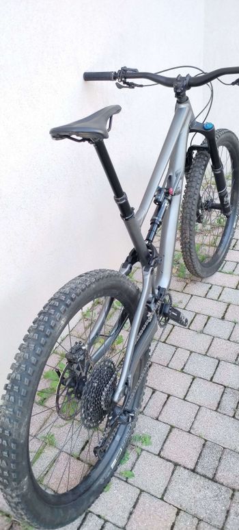 Used Specialized Status 160 2022 2022 Mountainbike, Light Gray, 29 — image 5 of 6