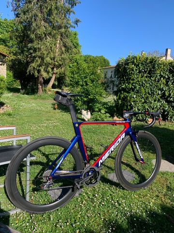 Used Merida Reacto Barhein Sram Red 2018 2018 Road & Gravel, Blue — image 8 of 10