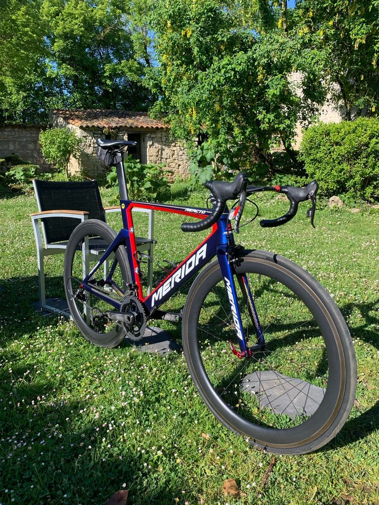 Used Merida Reacto Barhein Sram Red 2018 2018 Road & Gravel, Blue — image 9 of 10