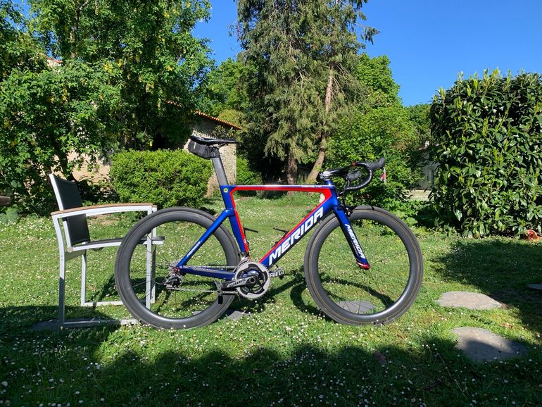 Used Merida Reacto Barhein Sram Red 2018 2018 Road & Gravel, Blue — image 1 of 10