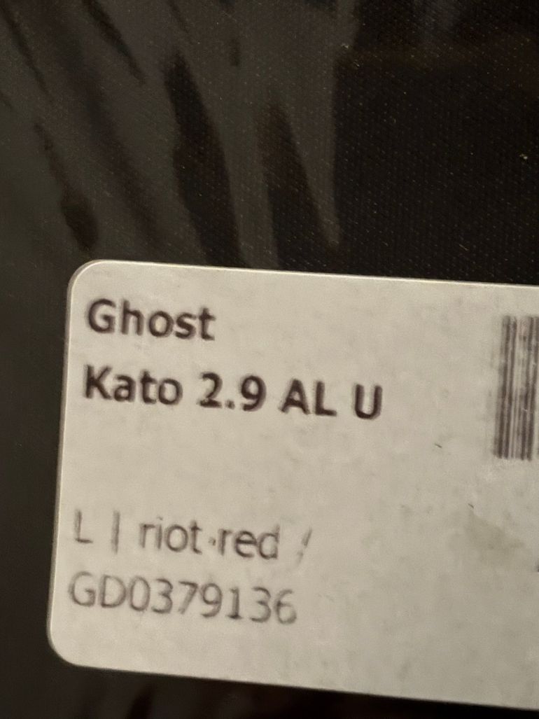 Used Ghost Kato 29 AL 2023 2023 Mountainbike, Red, 29 — image 2 of 13