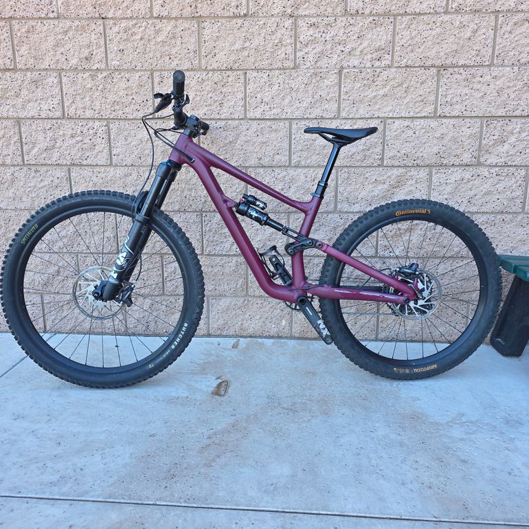 Used Specialized Status 140 2022 2022 Mountainbike, Red, 29, 27.5 — image 13 of 20