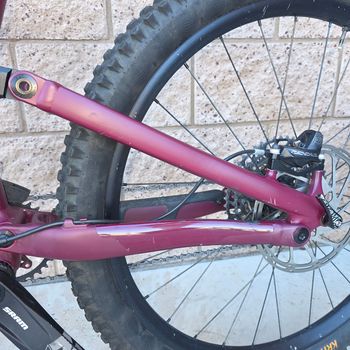 Used Specialized Status 140 2022 2022 Mountainbike, Red, 29, 27.5 — image 14 of 20