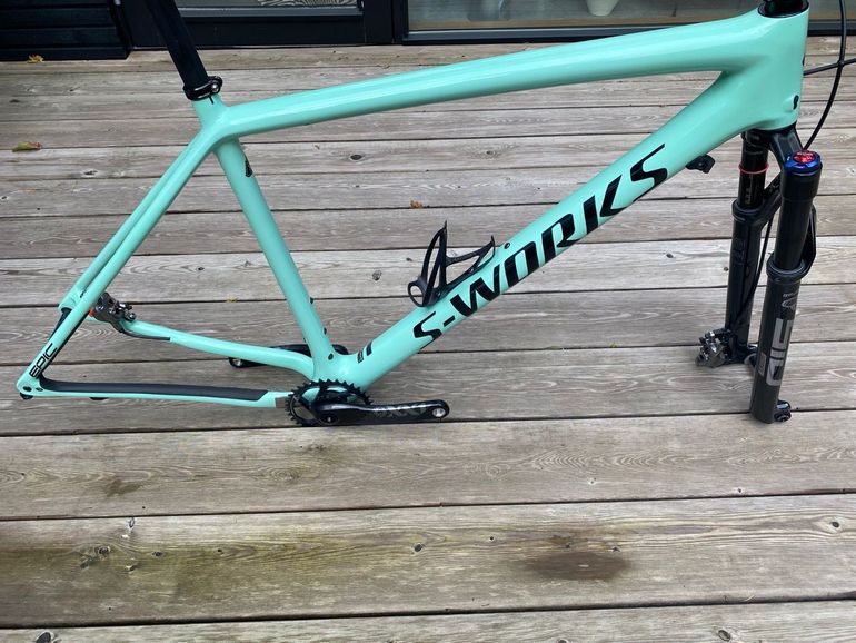 Used Specialized S-Works Epic Hardtail Ultralight 2019 Frameset 2019 Mountainbike, Green, 29 — image 1 of 9