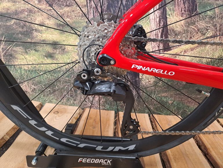 Used Pinarello X3 105 Di2 2023 2023 Road & Gravel, Red — image 4 of 5