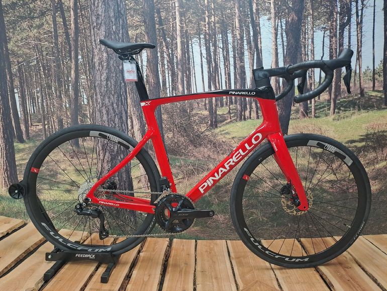 Used Pinarello X3 105 Di2 2023 2023 Road & Gravel, Red — image 1 of 5