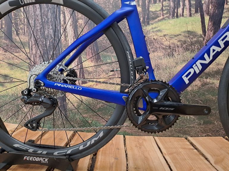 Used Pinarello F5 105 Di2 2023 2023 Road & Gravel, Blue — image 3 of 5