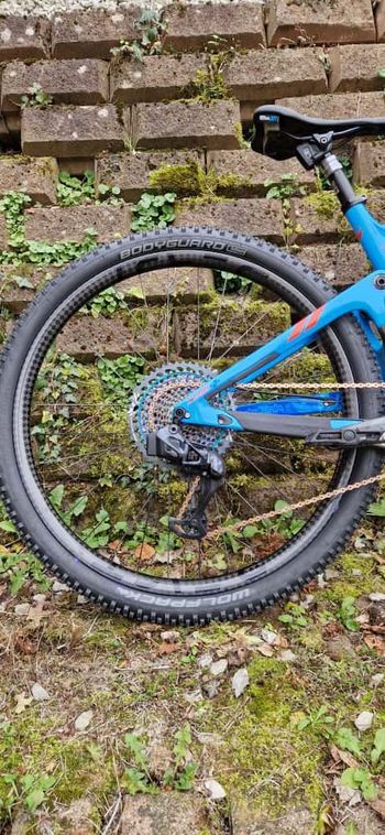 Used Pivot Switchblade SRAM XX1 Eagle AXS 2019 Mountainbike, Blue, 27.5 (650B) — image 4 of 6