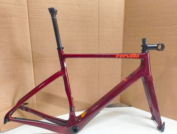 Used Cervélo Áspero Force eTap AXS 1 Disc 2020 Frameset 2020 Road & Gravel, Red — image 2 of 9